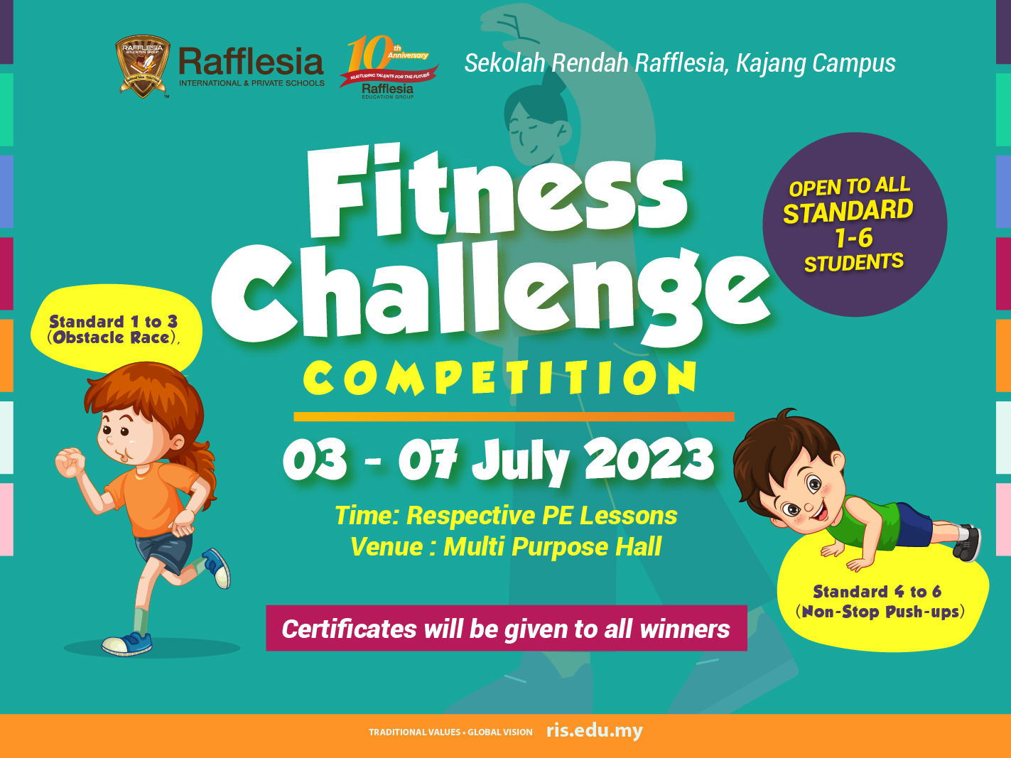 Fitness Challenge Competition Sekolah Rendah Rafflesia Kajang